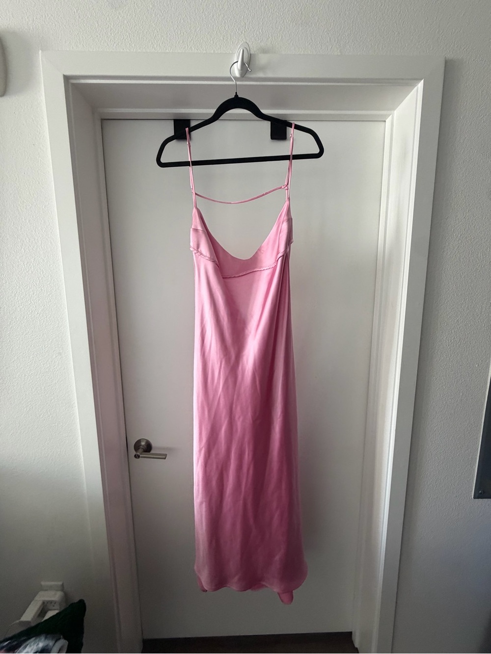 Zara Pink Slip Maxi Dress